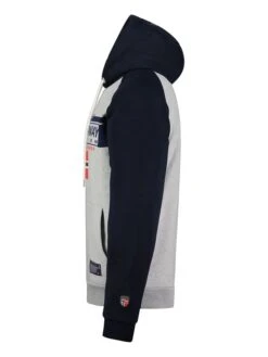 GEOGRAPHICAL NORWAY Hoodie In Dunkelblau/ Grau 4 GEOGRAPHICAL NORWAY Hoodie In Dunkelblau/ Grau -Modebekleidungs Geschäft geographical norway hoodie in dunkelblau grau 2