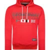 GEOGRAPHICAL NORWAY Hoodie In Rot 1 GEOGRAPHICAL NORWAY Hoodie In Rot -Modebekleidungs Geschäft geographical norway hoodie in rot