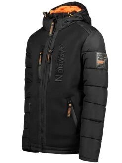 GEOGRAPHICAL NORWAY Hybridjacke "Beachwood" In Schwarz -Modebekleidungs Geschäft geographical norway hybridjacke beachwood in schwarz 2
