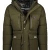 GEOGRAPHICAL NORWAY Parka In Khaki 2 GEOGRAPHICAL NORWAY Parka In Khaki -Modebekleidungs Geschäft geographical norway parka in khaki