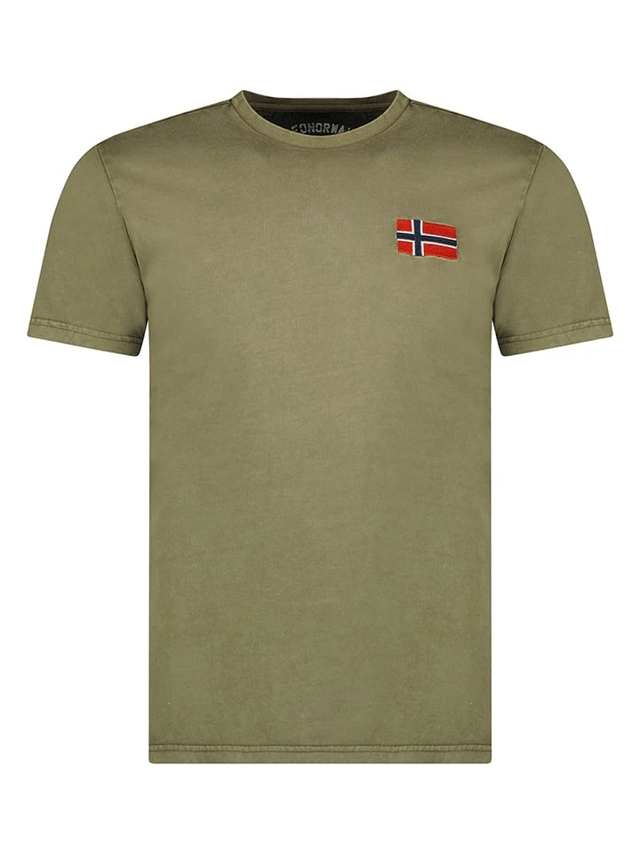 Shirt in Khaki GEOGRAPHICAL NORWAY Shirt In Khaki -Modebekleidungs Geschäft geographical norway shirt in khaki