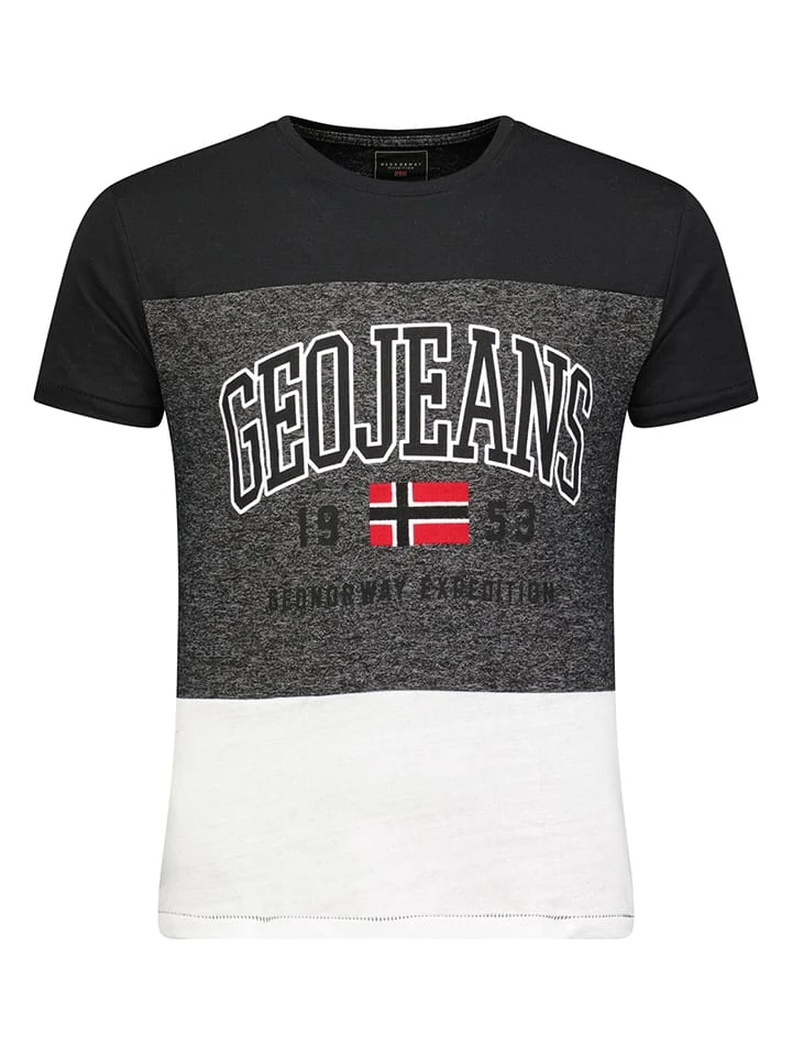 Shirt in Schwarz/ Weiß GEOGRAPHICAL NORWAY Shirt In Schwarz/ Weiß -Modebekleidungs Geschäft geographical norway shirt in schwarz weiss