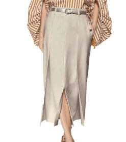 Plissee-Rock In Weiß -Modebekleidungs Geschäft guido maria kretschmer plissee rock in weiss 8