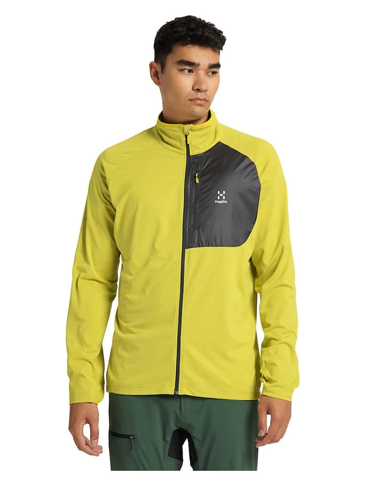 Fleecejacke "Mirre" in Gelb Fleecejacke "Mirre" In Gelb -Modebekleidungs Geschäft haglofs fleecejacke mirre in gelb