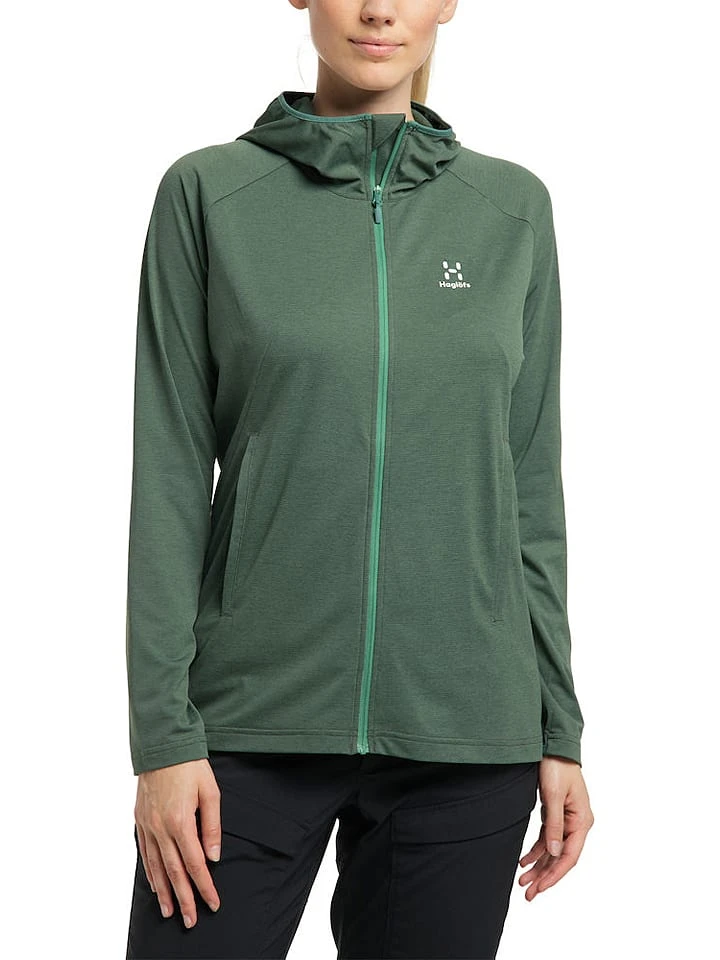 Fleecejacke "Mirre" in Grün Fleecejacke "Mirre" In Grün -Modebekleidungs Geschäft haglofs fleecejacke mirre in grun 2