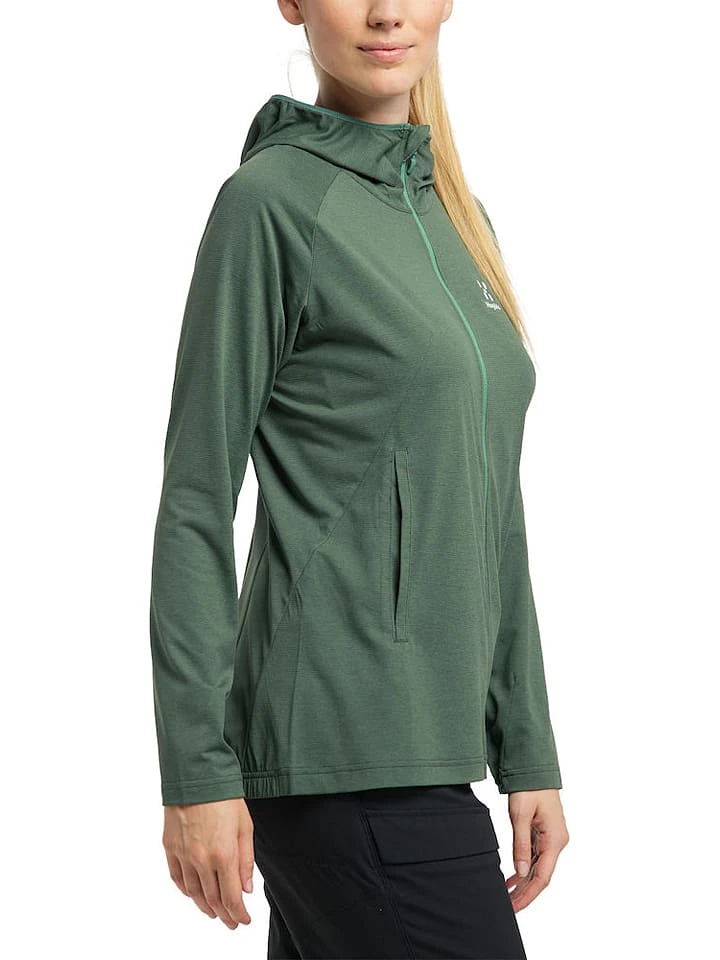 Fleecejacke "Mirre" in Grün Fleecejacke "Mirre" In Grün -Modebekleidungs Geschäft haglofs fleecejacke mirre in grun 3