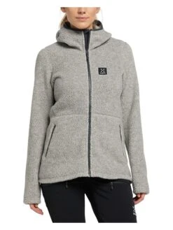 Fleecejacke "Pile" In Hellgrau -Modebekleidungs Geschäft haglofs fleecejacke pile in hellgrau 2