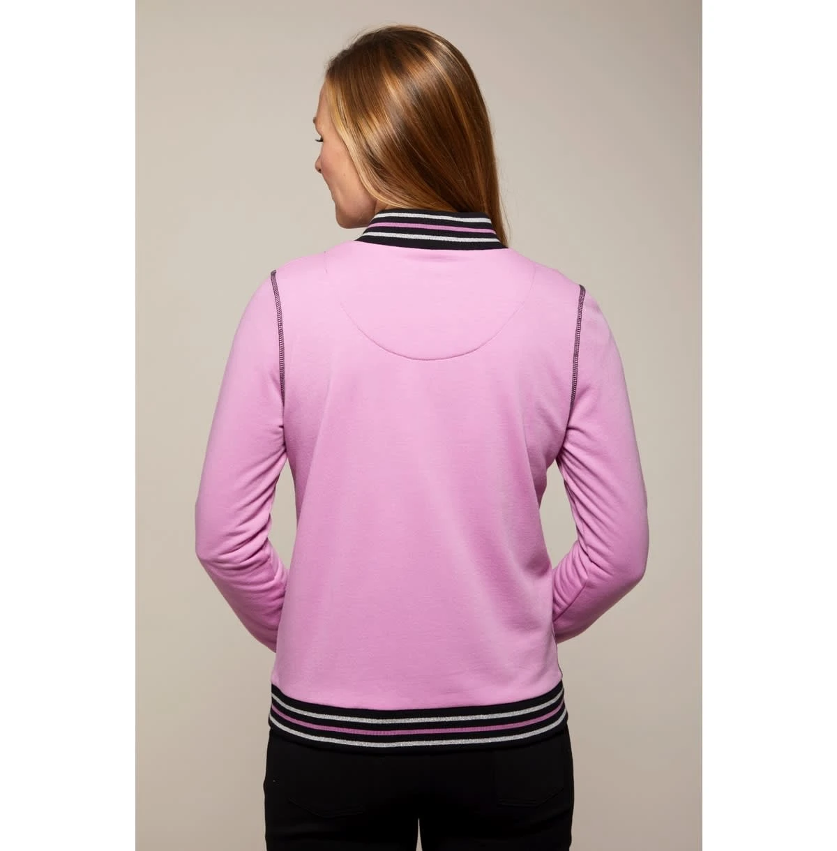 Sweatjacke in malve Sweatjacke In Malve -Modebekleidungs Geschäft hajo polo and sportswear sweatjacke in malve 2