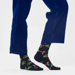 Happy Socks Freizeit Socken Lazer Quest Sock Black -Modebekleidungs Geschäft happy socks freizeit socken lazer quest sock black 2