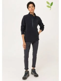 Fleecepullover In Dunkelblau