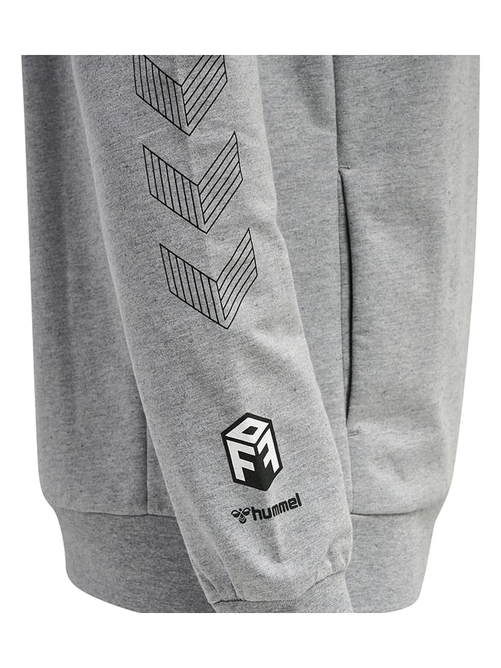 Sweatshirt "Move Grid" in Grau Hummel Sweatshirt "Move Grid" In Grau -Modebekleidungs Geschäft hummel sweatshirt move grid in grau 3