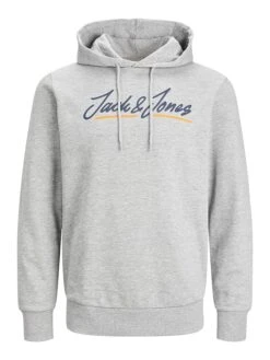 Jack & Jones Hoodie "Tons" In Hellgrau