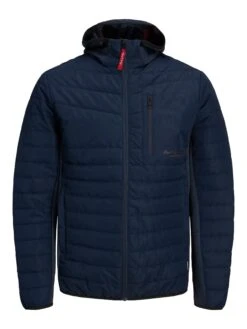 Jack & Jones Parka 'Berg Hybrid' In Dunkelblau
