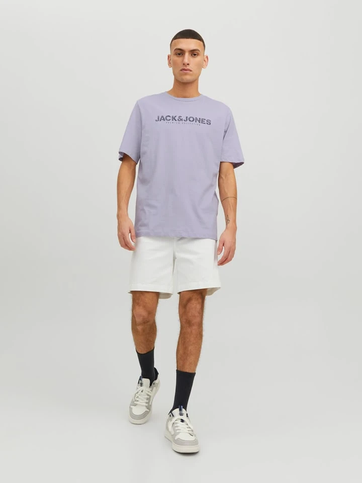 Shirt "Booster" in Lila Jack & Jones Shirt "Booster" In Lila -Modebekleidungs Geschäft jack and jones shirt booster in lila 2