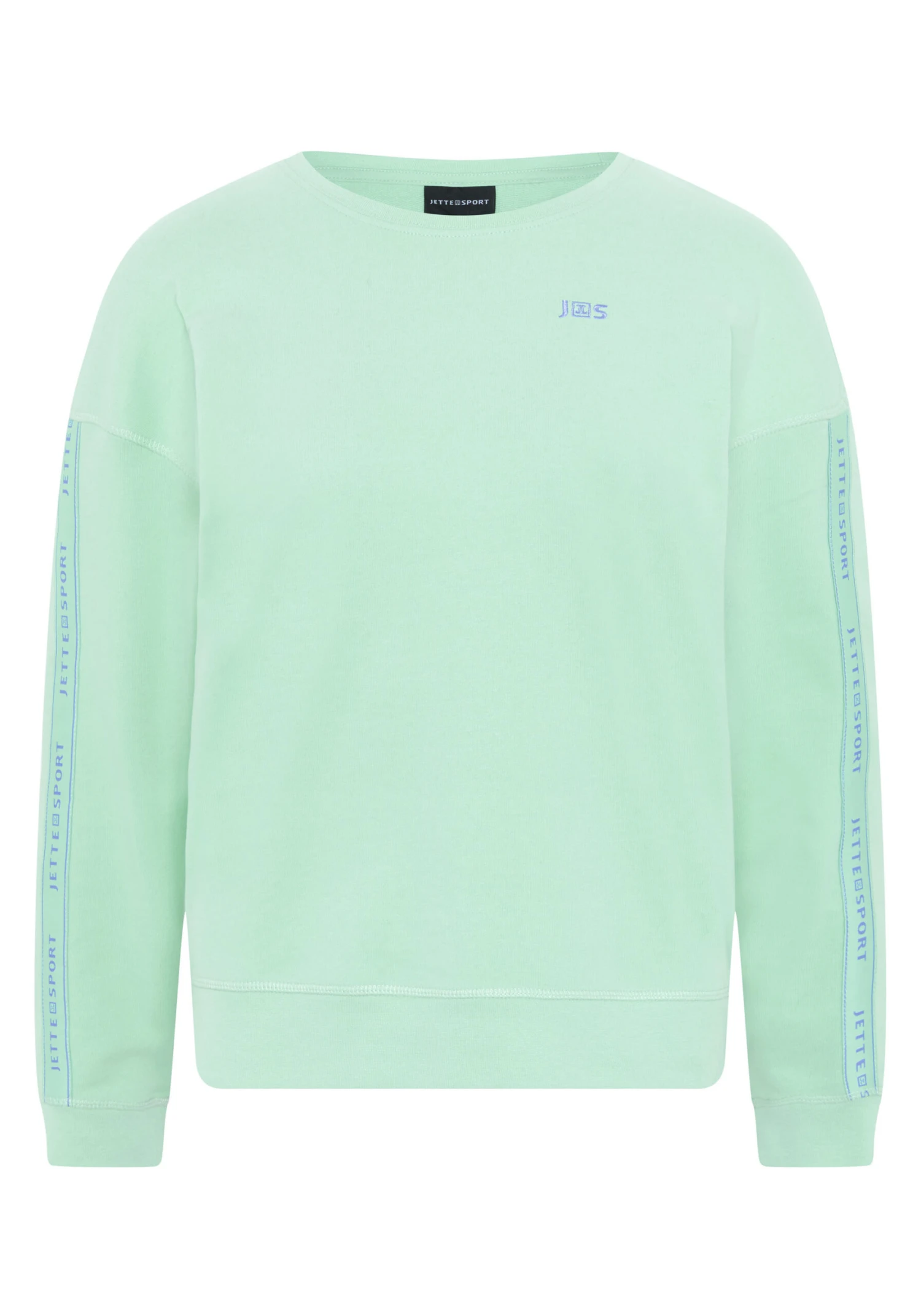 Sweatshirt in Blau Sweatshirt In Blau -Modebekleidungs Geschäft jette sport sweatshirt in blau 9 scaled
