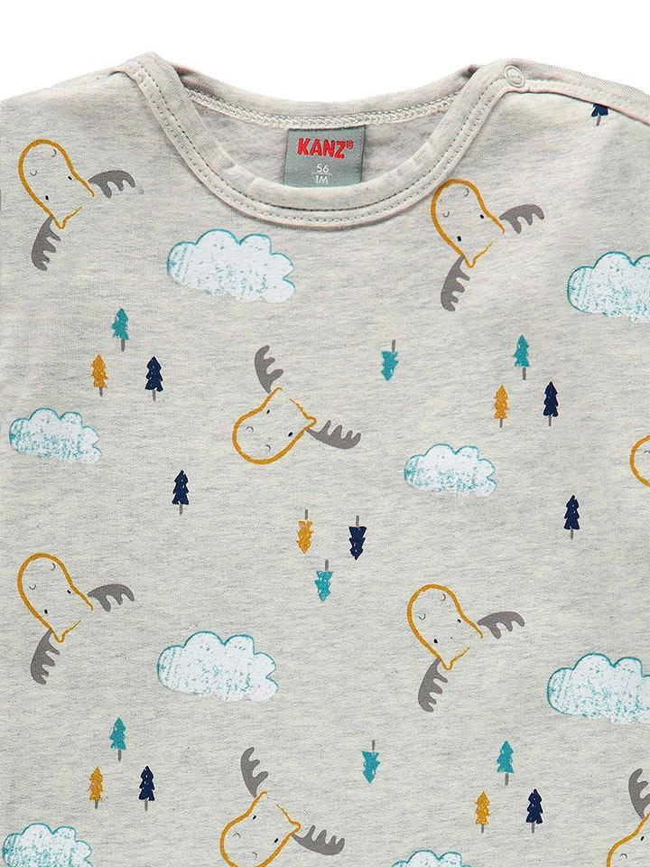 Overall in Grau/ Bunt Kanz Overall In Grau/ Bunt -Modebekleidungs Geschäft kanz overall in grau bunt 2