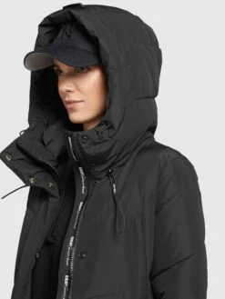 Khujo Mantel ELVITA In Schwarz -Modebekleidungs Geschäft khujo mantel elvita in schwarz 6