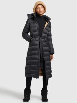 Khujo Mantel OLALLA SOFT In Schwarz -Modebekleidungs Geschäft khujo mantel olalla soft in schwarz 5