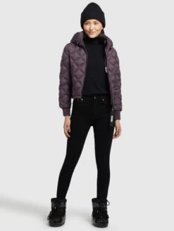 Khujo Steppjacke "Adore" In Lila -Modebekleidungs Geschäft khujo steppjacke adore in lila 3