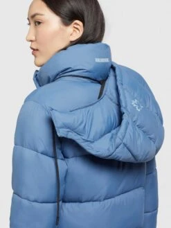 Khujo Wintermantel "Julina Matt" In Blau -Modebekleidungs Geschäft khujo wintermantel julina matt in blau 5