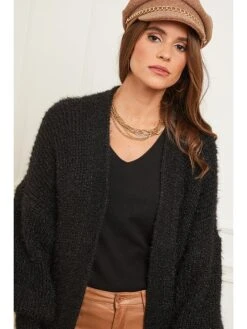 Cardigan In Schwarz -Modebekleidungs Geschäft larmoire de suzette cardigan in schwarz 3