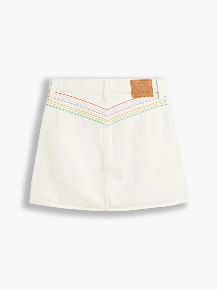 Jeansrock in Creme Jeansrock In Creme -Modebekleidungs Geschäft levi s jeansrock in creme 1