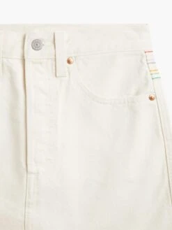 Jeansrock In Creme 4 Jeansrock In Creme -Modebekleidungs Geschäft levi s jeansrock in creme 2