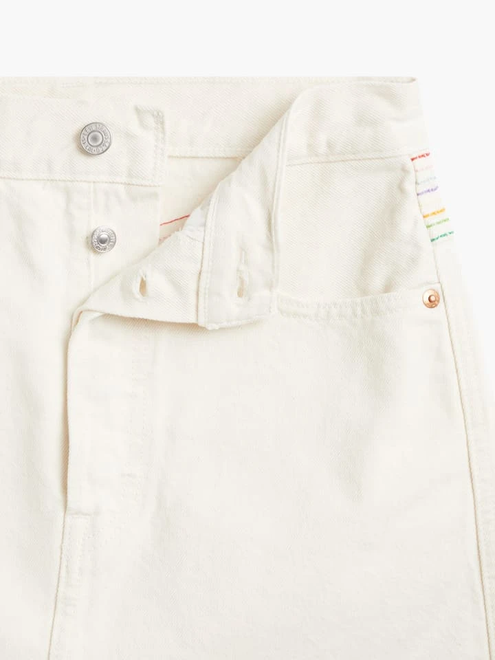 Jeansrock in Creme Jeansrock In Creme -Modebekleidungs Geschäft levi s jeansrock in creme 3