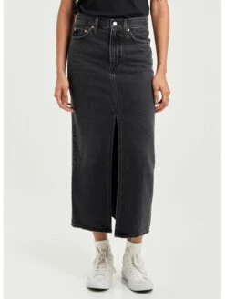 Jeansrock In Schwarz 4 Jeansrock In Schwarz -Modebekleidungs Geschäft levi s jeansrock in schwarz 2