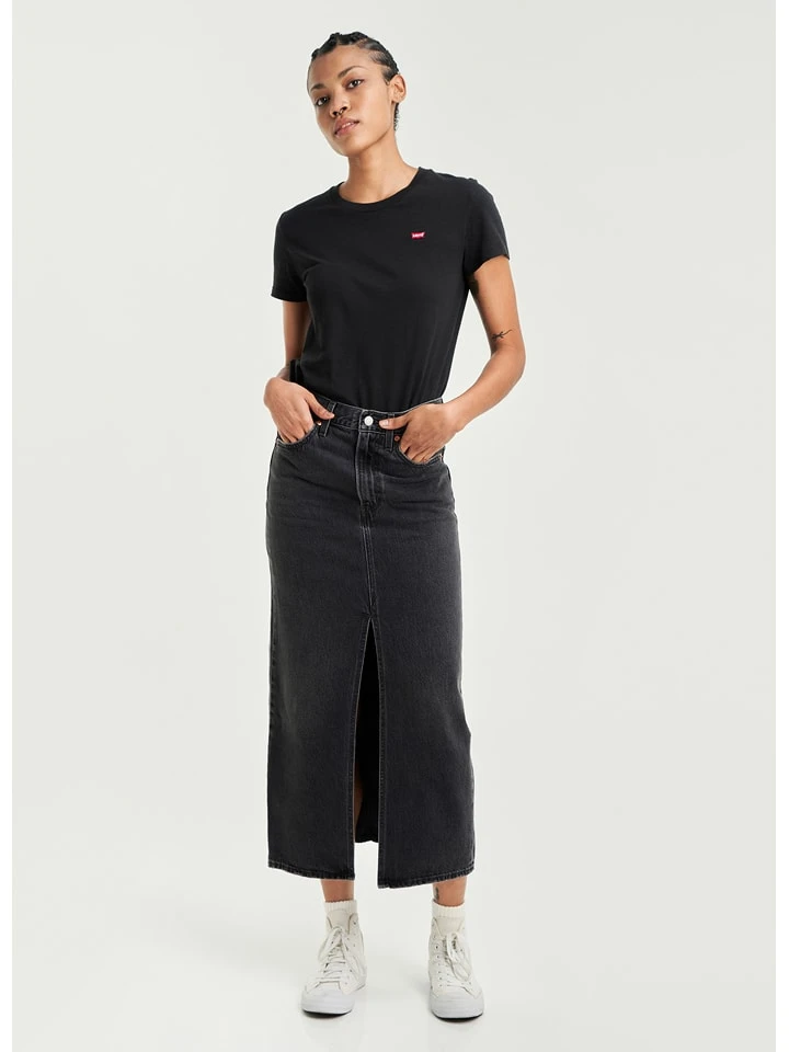 Jeansrock in Schwarz Jeansrock In Schwarz -Modebekleidungs Geschäft levi s jeansrock in schwarz 3