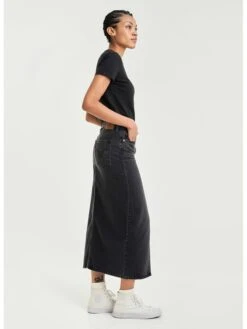 Jeansrock In Schwarz 6 Jeansrock In Schwarz -Modebekleidungs Geschäft levi s jeansrock in schwarz 4