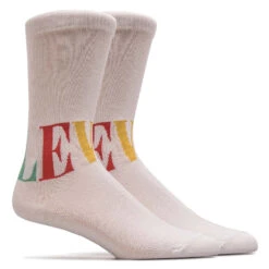 Socken - 2er-Pack Regular - White Multi -Modebekleidungs Geschäft levi s socken 2er pack regular white multi 4