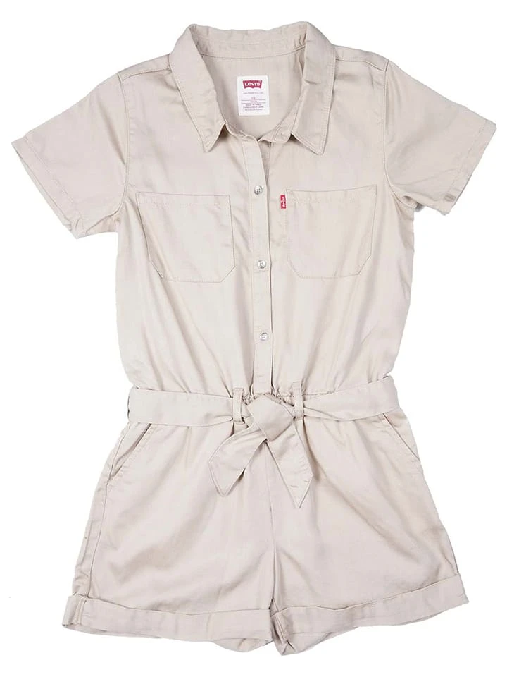 Jumpsuit in Beige Jumpsuit In Beige -Modebekleidungs Geschäft levis kids jumpsuit in beige
