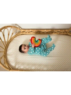 Strampler "Fluffy Cloud" In Hellblau 4 Strampler "Fluffy Cloud" In Hellblau -Modebekleidungs Geschäft little green radicals strampler fluffy cloud in hellblau 2