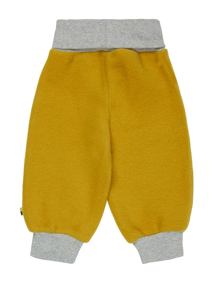 Wollfleecehose in Gelb Wollfleecehose In Gelb -Modebekleidungs Geschäft loud proud wollfleecehose in gelb 1