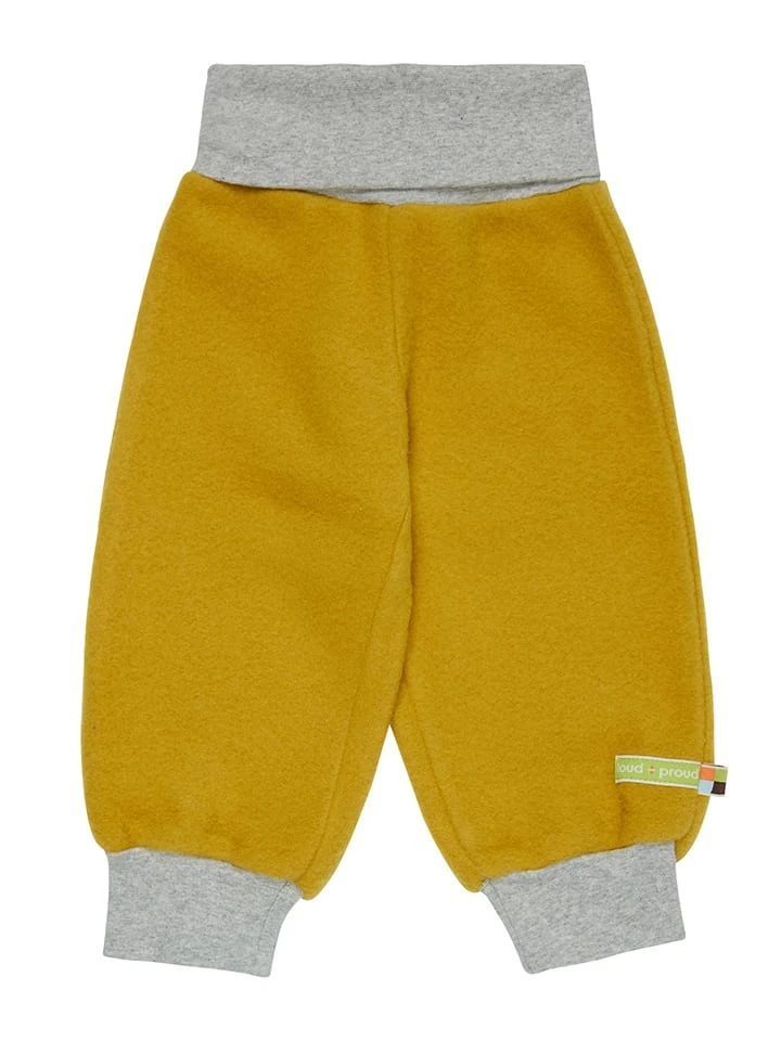 Wollfleecehose in Gelb Wollfleecehose In Gelb -Modebekleidungs Geschäft loud proud wollfleecehose in gelb