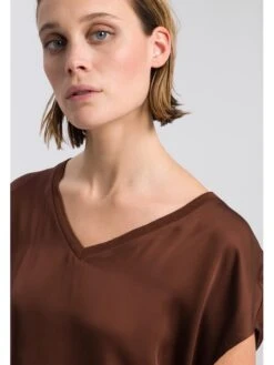 MARC AUREL Bluse In Braun -Modebekleidungs Geschäft marc aurel bluse in braun 1