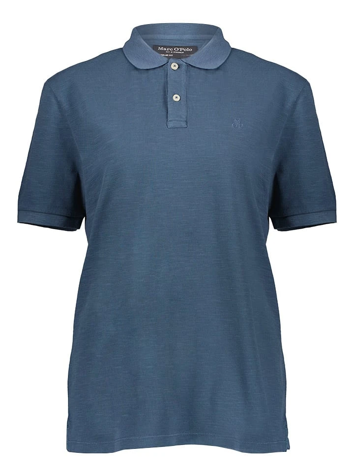 Poloshirt in Blau Marc O'Polo Poloshirt In Blau -Modebekleidungs Geschäft marc opolo poloshirt in blau