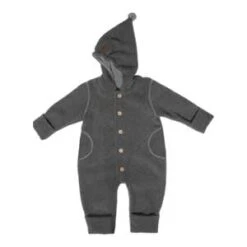 Maximo Woll-Overall Mit Kapuze In Grau