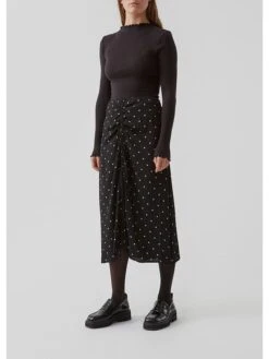 Rock "Neela Print" In Schwarz 5 Rock "Neela Print" In Schwarz -Modebekleidungs Geschäft modstrom rock neela print in schwarz 3