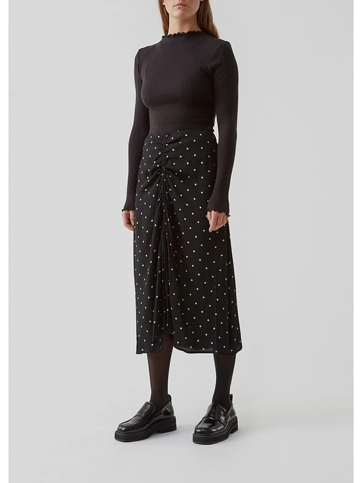 Rock "Neela print" in Schwarz Rock "Neela Print" In Schwarz -Modebekleidungs Geschäft modstrom rock neela print in schwarz 3