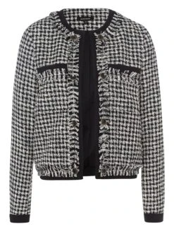 MORE&MORE Blazer In Schwarz/ Weiß