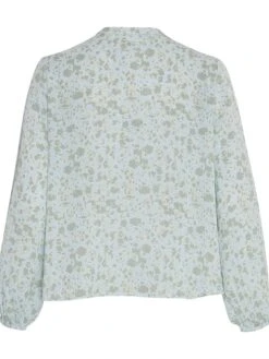 MOSS COPENHAGEN Bluse "Jasia Rikkelie" In Hellblau/ Grün 3 MOSS COPENHAGEN Bluse "Jasia Rikkelie" In Hellblau/ Grün -Modebekleidungs Geschäft moss copenhagen bluse jasia rikkelie in hellblau grun 1