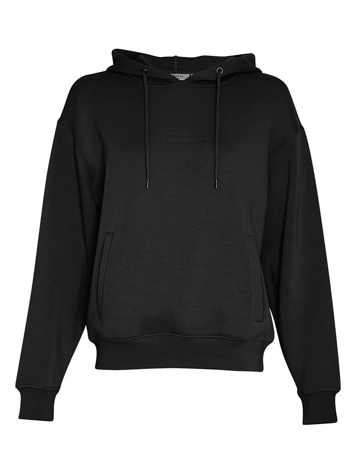 Hoodie "Ima" in Schwarz MOSS COPENHAGEN Hoodie "Ima" In Schwarz -Modebekleidungs Geschäft moss copenhagen hoodie ima in schwarz