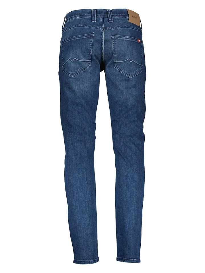 Jeans "Oregon" - Tapered fit - in Blau Mustang Jeans "Oregon" - Tapered Fit - In Blau -Modebekleidungs Geschäft mustang jeans oregon tapered fit in blau 1