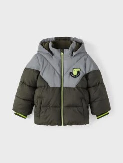 NAME IT Steppjacke In Khaki/ Grau 3 NAME IT Steppjacke In Khaki/ Grau -Modebekleidungs Geschäft name it steppjacke in khaki grau 1