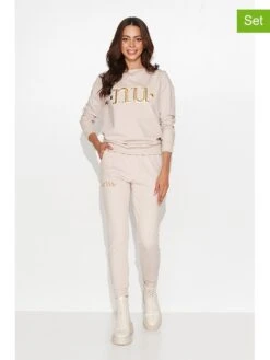 2tlg. Outfit In Beige