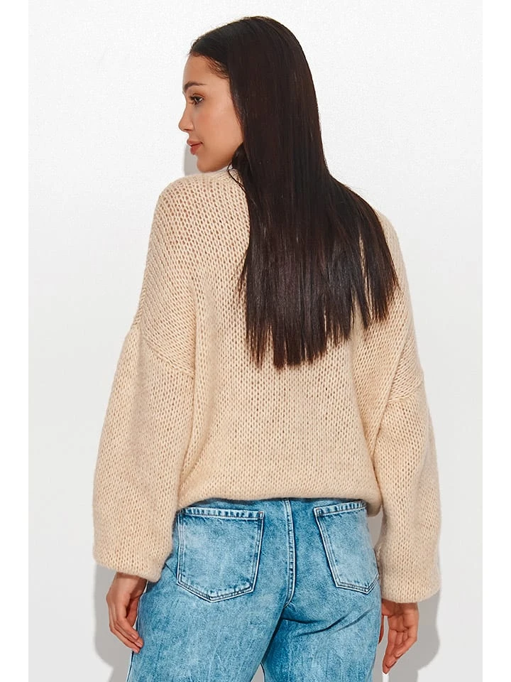Pullover in Creme Pullover In Creme -Modebekleidungs Geschäft numinou pullover in creme 1