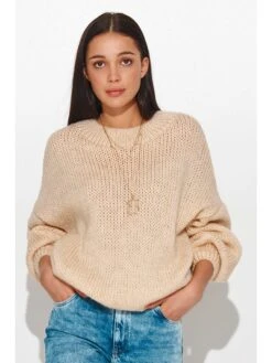 Pullover In Creme