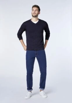 Strickpullover In Blau 4 Strickpullover In Blau -Modebekleidungs Geschäft oklahoma premium denim strickpullover in blau 2